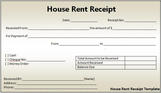 Can I Make My Own Rent Receipt